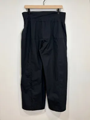 🌟 Bumpsuit 🌟 The Realxed Drawstring Poplin Wide Leg Pant Black Sz S thumbnail 8