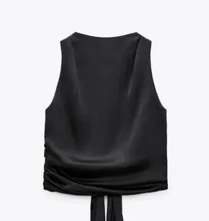 ZARA Top Black Tank thumbnail 1