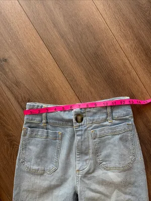 Anthropologie Maeve Collette Full Length Sparkle Jeans- size 26 thumbnail 6