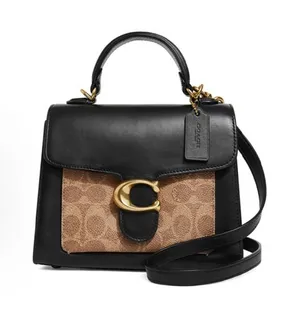Coach Tabby Crossbody Top Handle 20 In Signature Canvas 870 thumbnail 1