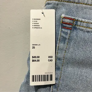 BDG Urban Outfitters‎ Denim Essential Midrise Esse Shorts 25 Blue Wash Cutoff thumbnail 4