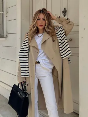 Zara coat jacket overcoat trench duster long double breasted beige tan casual thumbnail 3