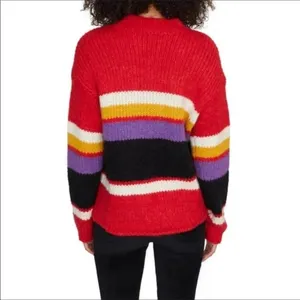 Sanctuary Party Stripe Sweater Top Red Black NWT v6x thumbnail 4