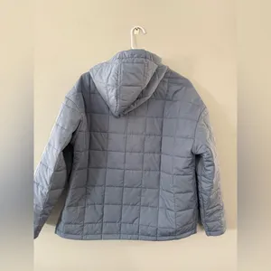 Free Country Puffer Coat Jacket Hood Light Blue Lightweight Size S M Comfy thumbnail 8