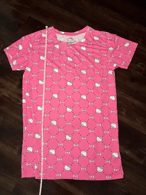 Hello Kitty Nightgown Sleepwear Size Medium thumbnail 3
