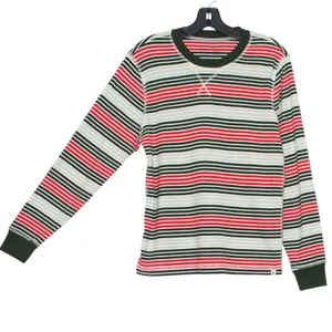 Pact Pajama Top Preppy Y2K Retro Casual 90s Comfy Casual Flurry Stripe Medium thumbnail 4