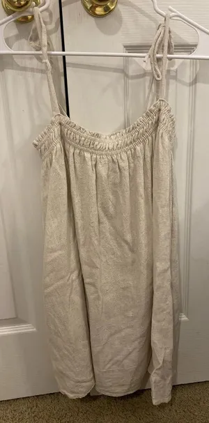 Francescas blue rain linen dress thumbnail 1