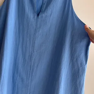 Abercrombie & Fitch A-Line Linen Dress, Bright Blue, Size XXL, NWT thumbnail 13