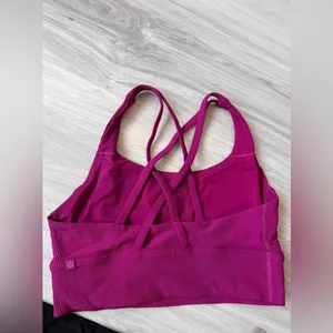 Lululemon Pink Sports Bra‎ Size M thumbnail 7
