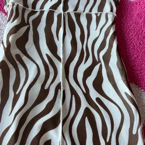 Princess Polly Brown and White Zebra Print dress thumbnail 2