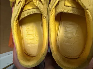 Puma Fenty by Rihanna Women’s Yellow Suede Creeper Sneakers. Size: 8.5 thumbnail 5