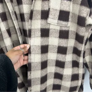 Vintage Y2K Plaid Flannel Shacket Size Large Western Boho Early 2000s thumbnail 7