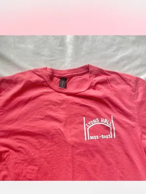 Notre Dame Lyons Hall dorm tee Pink Size M thumbnail 2