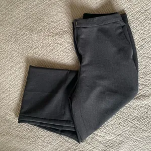 Dark Grey Straight Slack Pants thumbnail 3