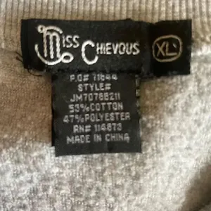 Miss Chievous Gray Pink Roses Chabby Chic Romantic SZ XL #1790 thumbnail 11