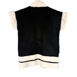 NWT Central Park West Alwyn Vest Faux Suede Sherpa Black Size Small S NEW thumbnail 8