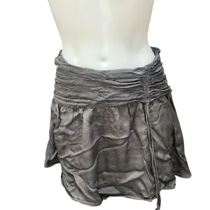 Aerie Gray Skorts with Ruched Waistband and Flowy Silhouette thumbnail 2