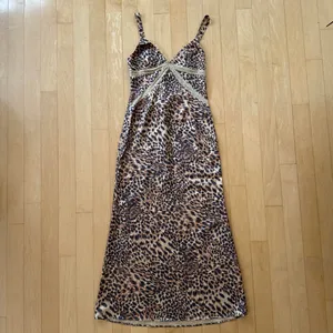 Princess Polly Sanctuary brown cheetah dress with lace trim thumbnail 2