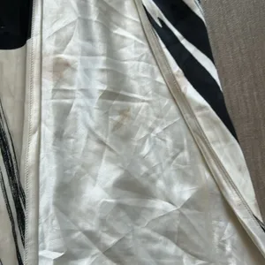 Meshki Asymmetrical Black and White Maxi Skirt thumbnail 8