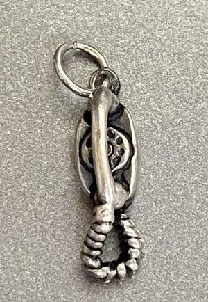 Vintage 925 Sterling Silver Rotary Telephone Charm Pendant thumbnail 1