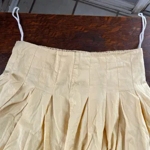 Free People butter Yellow Bubble Mini Skort SP thumbnail 2