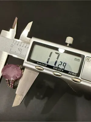 925 Silver Natural Ruby Gemstone Cocktail Ring Size 7.5 Pink thumbnail 6