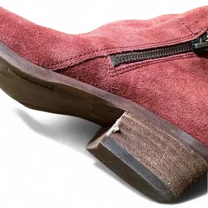 Sam Edelman Packer Women Size 8 Burgundy Suede Ankle Boots Western Booties thumbnail 8