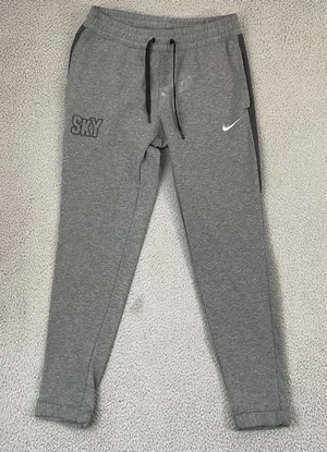 Nike Showtime Athletic Pants Women L Gray FD1646-032 DriFIT Basketball thumbnail 1