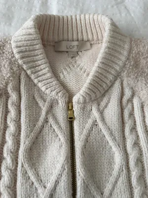 Loft Bomber Sweater Jacket thumbnail 2