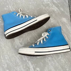 Converse Chuck 70 Vintage Canvas Hi-Top sneaker in University Blue- Woman’s 6 thumbnail 3