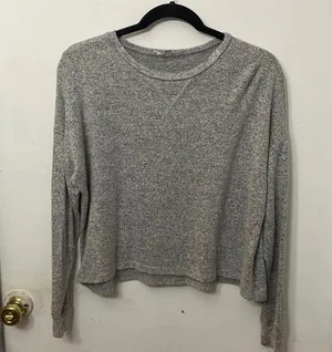 Long sleeve top Gray thumbnail 1