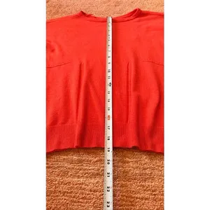 Ann Taylor Petite Merino Wool Cashmere Blend Sweater Coral SP thumbnail 3