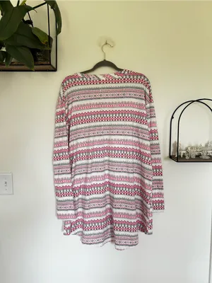 NWT‎ Roudelain Fair Isle Print Long Sleeve Pajama Top Size XXL thumbnail 2