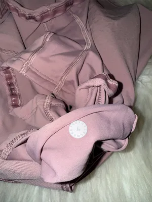 lululemon athletica mauve pleated side-panel mini skirt thumbnail 3