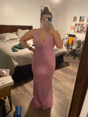 Lulus light pink prom dress thumbnail 3