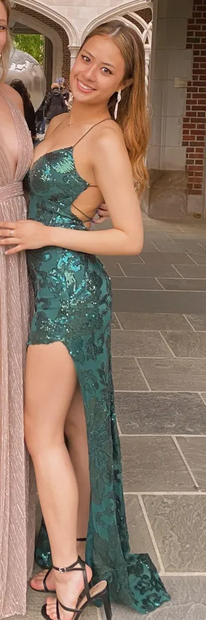 B Darlin Emerald Green Prom / Formal Dress thumbnail 1