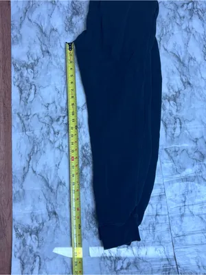 Nike Black Jogger Sweatpants joggers fit White Swoosh size small loungewear thumbnail 5