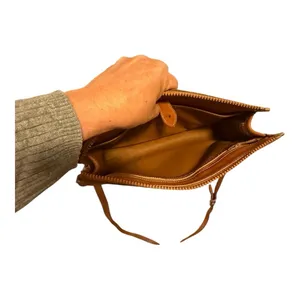 Vintage Dooney‎ Leather Shoulder Bag Brown thumbnail 4