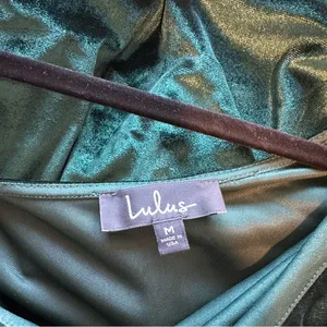Lulu's Deep Green One-Shoulder Dress thumbnail 6