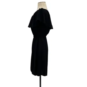 Aritzia‎ Wilfred Hosta Off the Shoulder Ruffle Dress Black Size Small thumbnail 7