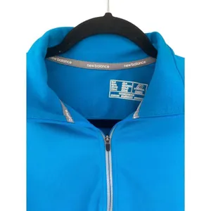 New Balance sky blue 1/4 zip runners/golf long sleeve size medium womens thumbnail 4