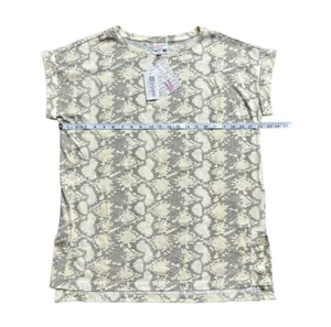 NEW Lularoe Leah Snakeskin Tunic Size Medium thumbnail 4
