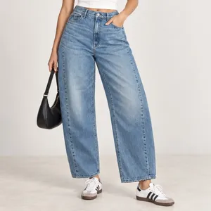 Mother Superior 34 The Half Pipe Flood Jeans Wide Leg Cropped in Material Girl thumbnail 3