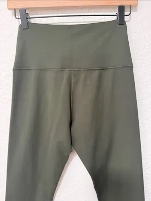 ZOBHA High-Waist Olive Green Leggings Size Medium thumbnail 10