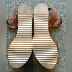 Steve Madden Tan Kemmy Leather Tan Sandals Heeled thumbnail 11