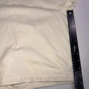 Madewell XS Cotton Blend Lightweight‎ Preppy Slash Tie Back Top thumbnail 6
