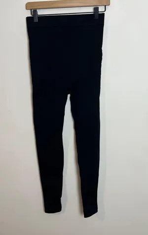 Blanqi EVERYDAY- Highwaist Postpartum + Nursing Support Leggings Black thumbnail 5