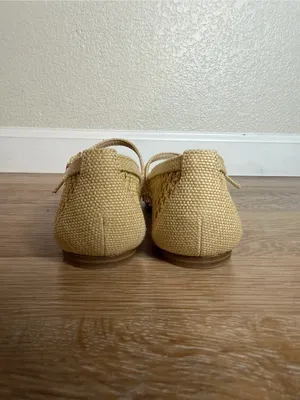 NWT Dolce Vita Reyes Natural Woven Raffia Mary Jane Ballet Flas, Size 5.5 thumbnail 9