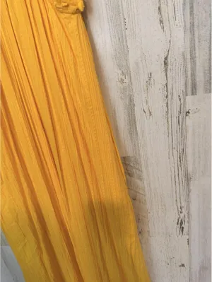 Sundance Womens XS Yellow Cotton Gauze Cross-Back Maxi Dress thumbnail 13