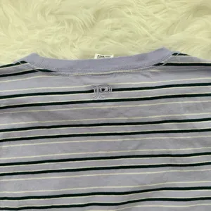 PINK Dreamer Cotton Tee Purple Cloud Stripe Size Medium thumbnail 9